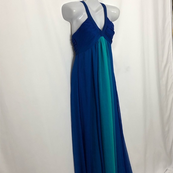 H&M sheer full skirt maxi length halter dress - Picture 7 of 13